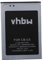 vhbw Akku kompatibel mit Cubot C5 Handy Smartphone Telefon (2800mAh, 3,8V, Li-Ion)