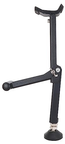 USTPO - Supporto universale per ruote posteriori per moto con angolo di altezza, regolabile, pieghevole, con maniglia, adatta per la maggior parte delle ruote da moto, colore: nero