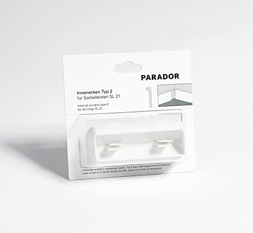Parador Innenecken Typ 2 für Parador Sockelleisten SL 21 - Doppelpack