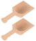 2 Pièces Pelle à Sel Tasse De Sel De Bain Farine De Café Boule De Bonbons Pelle à Sucre Boules Dassaisonnement Cuillere Doseuse Bois Haute Qualité