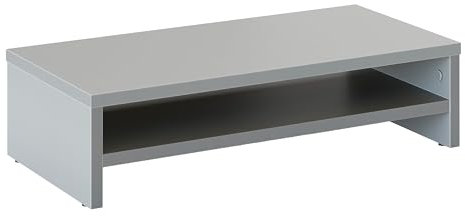 RICOO Monitor Ständer für Computermonitore Monitorständer 54x26x14 cm Schreibtischaufsatz Grau FS0114-PL Bildschirmerhöhung Bildschirmständer, Laptopständer Laptop Tisch Lapdesk Laptoptisch