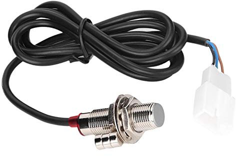 aqxreight - Geschwindigkeitssensor-Adapter, Tachokabel Sensorkabel mit 3 Magneten für Motorrad-Digital-Kilometerzähler