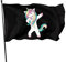 90 x 150 cm, dekorative Hausflagge, Hof-Banner, lustig, niedlich, Einhorn-Flagge, Druck, Gartenflagge, hängende Flagge, Dekoration