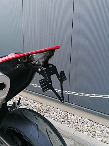 Kennzeichenhalter GroFaTec EVO für GasGas SM 700 Supermoto 2022 Kennzeichenträger Nummernschild Träger Halter kurzes Heck Heckumbau Porta Targa gasgas 700 Enduro ES Gas Gas