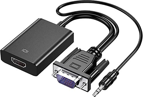 Aolirot VGA auf HDMI Kabel mit Audio, 1080P VGA zu HDMI Cable Alter Stil PC zu TV/Monitor, VGA to HDMI Adapter VGA Ausgang zu HDMI Eingang für Computer Laptop PC, Monitor HDTV