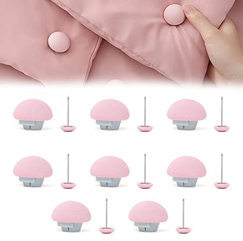 TUKNN Clips de Fijación para Edredón, Forma Redonda Edredones Plastico Antideslizante Clips, Clips de Sujecion para Fundas Nordicas, para Arreglar Edredones, Sábanas, Fundas de Edredón, 8 Piezas