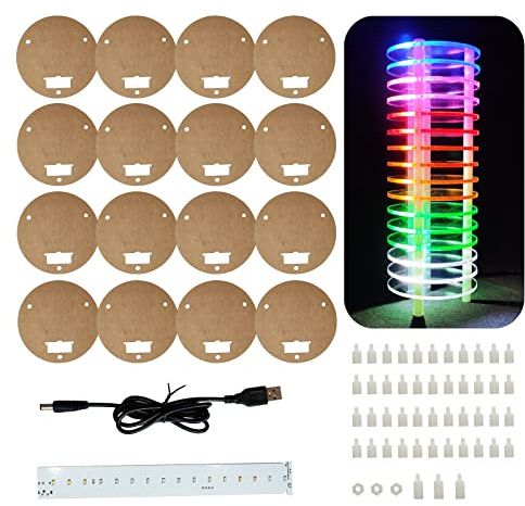 iCubeSmart LED Audio Licht DIY Elektronische Kits (PP16LED ROUND)
