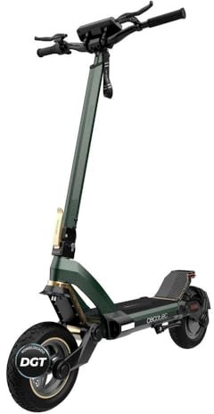Cecotec Patinete Eléctrico Bongo Z Mountain. 1000 W, Suspensión Dinámica de Doble Brazo con Tecnología SXƧ, Autonomía de hasta 55 km y Ruedas on Road de 10,5