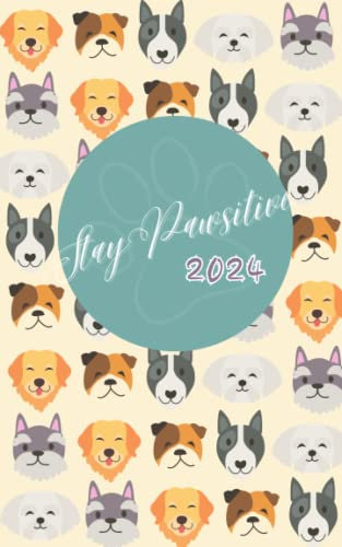 2024 Hunde Tagebuch – Wochenlich 12 Monate Planner by Wikwa Creative | 121 Seiten 5”x8”