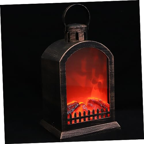 Warmhm Laternen für Kaminfeuer Flammenloser Kamindekor Weihnachtsdekorationen Ornament Hause Kamin Lampe dekor LED-Laternendekor einzigartig schmücken Laternenlicht Weihnachtsbeleuchtung