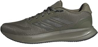 adidas Homme Runfalcon 5 Running Shoes, Olive Strata/Shadow Olive/Core Black, 49 1/3 EU