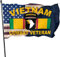 Garten Flagge 90x150cm, 101. Vietnam Kampfveteran In Der Luft Mit Band Hof Flaggen Durable Flaggen Banner Langlebig Fahne, Für Veranda, Bauernhaus