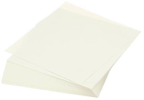 QUARKZMAN 125 Blätter Origami-Papier beidseitig bedruckt 6x6 Zoll (15x15cm) quadratische Blätter für Kunsthandwerk, Anfänger, Geschenkdekoration, cremeweiß