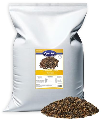 Lyra Pet® 10 kg Buchweizen Nährstoffreiche Ergänzung für Wildvögel & Nager | Reich an Proteinen, Kohlenhydraten & Ballaststoffen - Nährstoffreiches, ganzjähriges Vogelfutter - Ideal für Streufutter