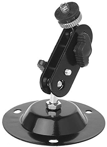 Xumh2024-3 Projector Mount Stand Household Projector Brackets, Wall Mount Bracket Monitor Holder Black Security Rotary Surveillance Camera Stand Adjustable Projector Stand