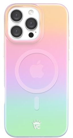 VELVET CAVIAR for iPhone 16 Pro Max Case - Compatible with MagSafe [10ft Drop Tested] - Iridescent White Opal