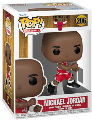 Funko Pop! NBA: Bulls - Michael Jordan - ('89) The Shot - Figura in Vinile da Collezione - Idea Regalo - Merchandising Ufficiale - Giocattoli per Bambini e Adulti - Sports Fans