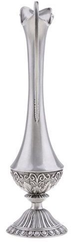 Qianly Europäischer Art Retro Zinn überzogener Metallblumen Vasen Flaschen Krug für Haus, # 2