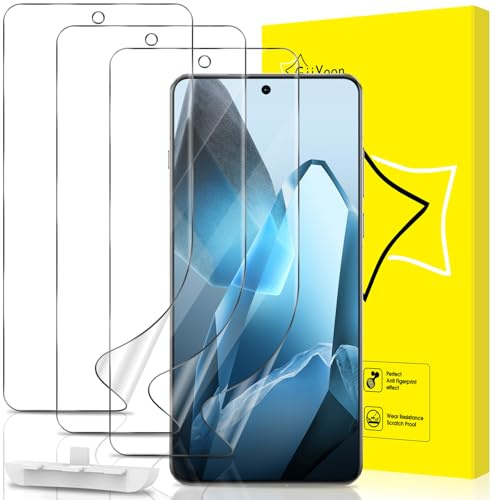 GiiYoon 3 Piezas Protector de Pantalla para OnePlus 13 5G [No es de cristal], Película de Hidrogel Flexible de TPU, Curva 3D de Cobertura Completa, Fácil instalación, Sin Burbujas