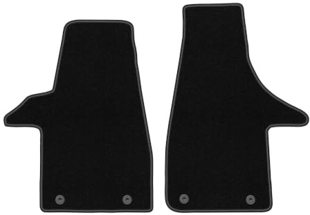 Filz-Fußmatten passend für Volkswagen Transporter T5 Multivan 2005-2015 | passend für Van; dünner Nadelfilz (Polypropylen), ca. 4 mm