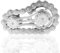 Juguetes Cadena Fidget para Adultos & Adolescentes, Cadena Bicicleta Metálica Fidget Juguete Descompresión Engranajes Geniales Gadgets Escritorio Reducción Ansiedad Regalo Oficina(Plata)