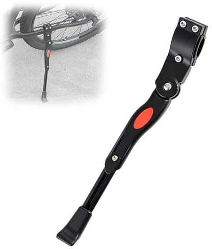 QQLADY Fahrradständer für Merida Matt's Trail 300-D 2012, Aluminiumlegierung Fahrrad Seitenständer, Rutschfester und Stabiler | Höhenverstellbarer, Universal Fahrrad Zubehör