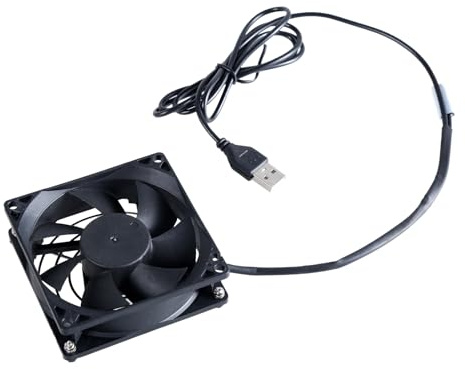 Zkydhbd 80mm USB Cabinet Fans With Thermostat Control For Effective Cooling Of Electronics And Appliances USB Cooling Fan