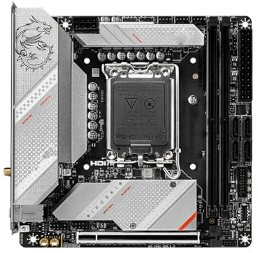 Processore Scheda madre Fit For MSI MPG B760I EDGE WIFI Supporta 14900KF 13900K 12900K 12600K 12400F 12100F CPU DDR5 64GB HDMI NVME M.2 Mini-ITX