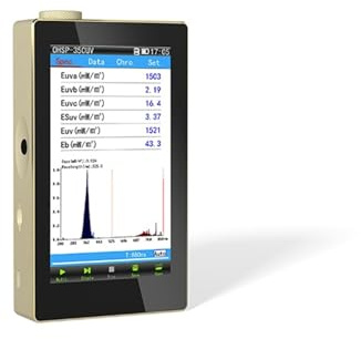 OHSP350UV Spectral Illuminometer With Wavelength Range 230-850nm Handheld UV Spectrometer For LED Grow Lights Test Easy Data Reading