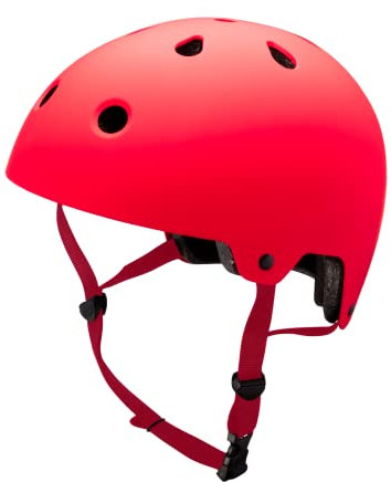 Kali Unisex-Adult Helm MAHA SLD MAT RED, Mattrot, 48-54