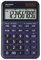 Sharp EL-M 335 Taschenrechner, abgewinkelte Anzeige, Solar-/batteriebetrieben, blau