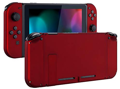 eXtremeRate Coque Remplacement pour Nintendo Switch avec Boutons Complete, Shell pour Switch Console Joycons-Rouge