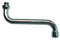 S-Auslauf Auslauf für Wand-Armaturen chrom - 3/4 Anschluss 250 mm