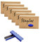 Blaues Standard-Klammer-Set, 26/6, 12 mm breit, 1000 Stück pro Box, 6 Boxen/Packung, 6000 Heftklammern für Büro, Schule, Zuhause, Heftklammern, Nachfüllpackungen (6 Boxen) Blau