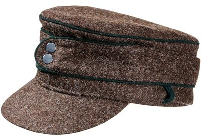 Parforce Traditional Hunting Baschlikmütze Dunkelbraun/Grün 58