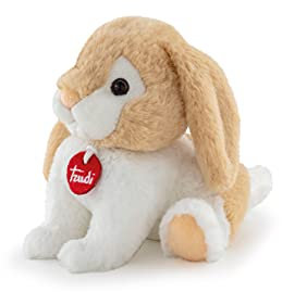 Puppy Kaninchen Trudi | Plüschwelpen aus der Trudi-Kollektion. Geschenkidee zu Weihnachten oder Geburtstag | 15x18x17cm Größe S | Puppies Plüschtier | Modell TUDE9000