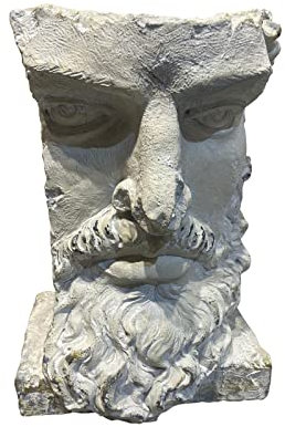 HTI living Pflanzgefäß Apollon Büste Poseidon Pflanzkübel Gartendeko Antike