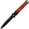G8DS® Einhandmesser Rainbow Effect federunterstützt Camping Outdoor Secrurity (Holz)