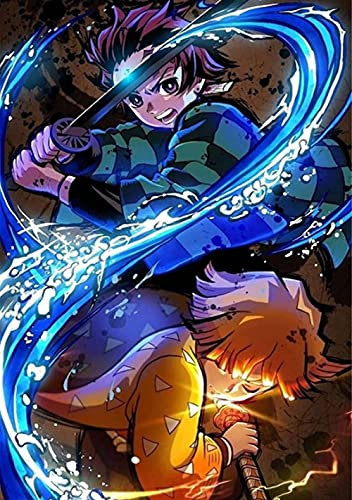 wmyzfs-Puzzle Puzzle 1000 Stück me Demon Slayer Poster Karton Kinderspielzeug Dekompressionsspiel
