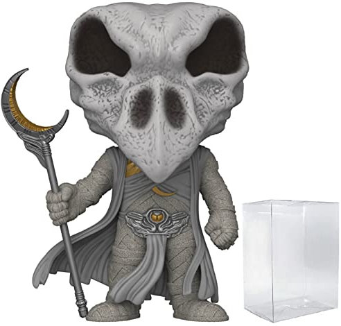Pop Marvel: Mondritter – Khonshu Funko Pop! Vinyl-Figur (zusammen mit kompatibler Pop-Box-Schutzhülle), mehrfarbig, 9,5 cm