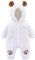 Chamie Baby Hooded Winter Romper Newborn Boys Girls Jumpsuit Warm and Soft 18M