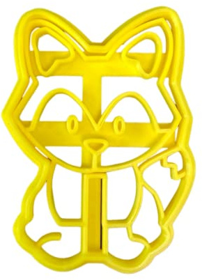 The Cookie Cutter Hub 8cm Woodland Fox Cookie Cutter for Cookies Biscuits Clay Baking Decoration