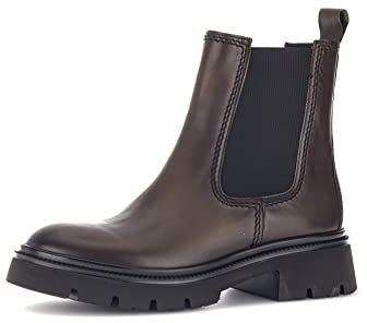 Gabor Damen Chelsea Boots, Frauen Stiefeletten,Wechselfußbett,Best Fitting,Schlupfstiefel,Winterstiefeletten,warm,Sattel (Effekt),42 EU / 8 UK