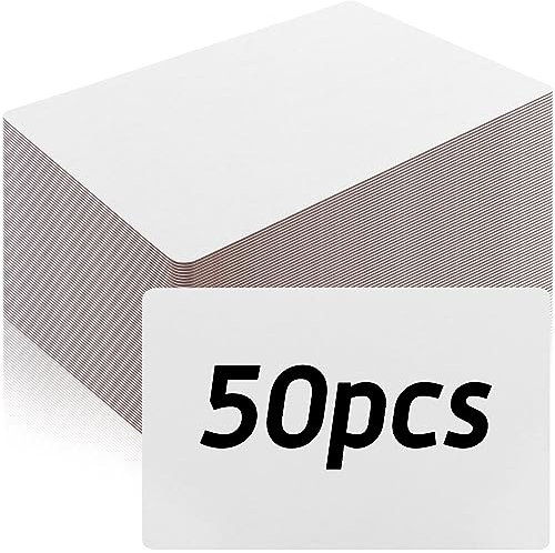 50 Stück trocken abwischbare Tafeln, klein, 22,9 x 15,2 cm, doppelseitiges Whiteboard für Kinder und Lehrer, Mini-Whiteboards für Studenten, Klassenzimmer, Lehrer, Schule, Bürobedarf, kleines