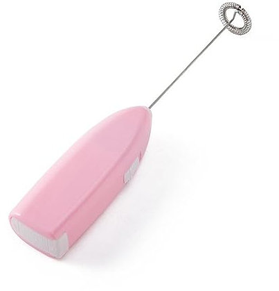 Esellertree Mini Handheld Whisk Elevate Your Brews with The Coffee Whisk Frother and Milk Frothers Duo! (Pink)