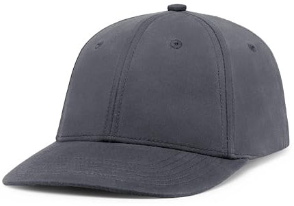 Pacific Headwear Unisex-Erwachsene Waxed Cotton Dad Cap Verschluss, Grau (Graphite//Nature's Delight), Einheitsgröße
