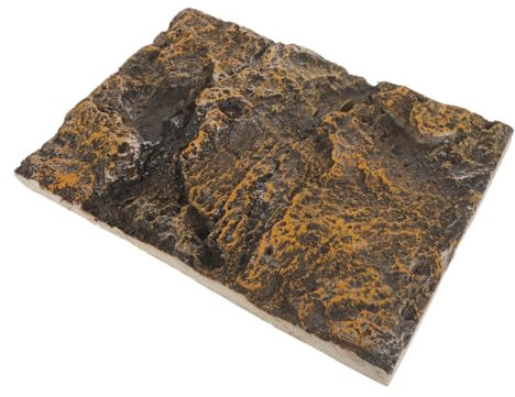 Hohopeti Hintergrund Schieferfelsen 3D-wandhintergrund Hintergrund des Schlangenlebensraums Felsiger Rock-Hintergrund-Wand- Tier Glasbehälter Terrarium Plastik Aquarium Dreidimensional