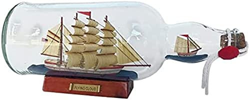 Artisanat de Grande Maquette de Bateau, kit de Construction de Bateau, Ensemble de navires, modèle de Bouteille à la dérive, Ornements décoratifs pour Chambre d'enfant, Bateau dans Une boute