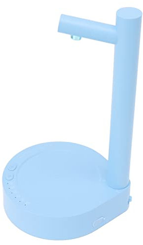 Desktop Water Bottle Dispenser Portable Removable 6 Speed Adjustable Electric Water Bottle Pump For Home Office And Outdoor Water Dispensers Coolers Kitchen Tools (Blue)