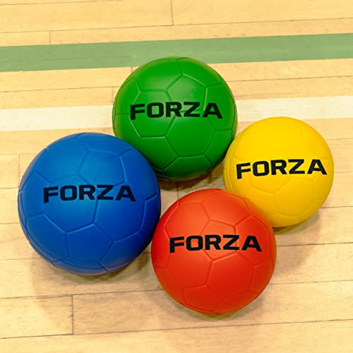 FORZA Foam Handballs | Soft, Non-Sting PU Foam Handballs for Primary & Junior School Children - Multi-Pack Options Available for PE & Sports